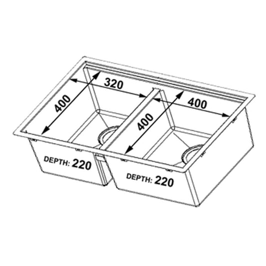 FSD-23017-Double-Bowl-Under-Mount-Sink-R10-Dimension-768x768