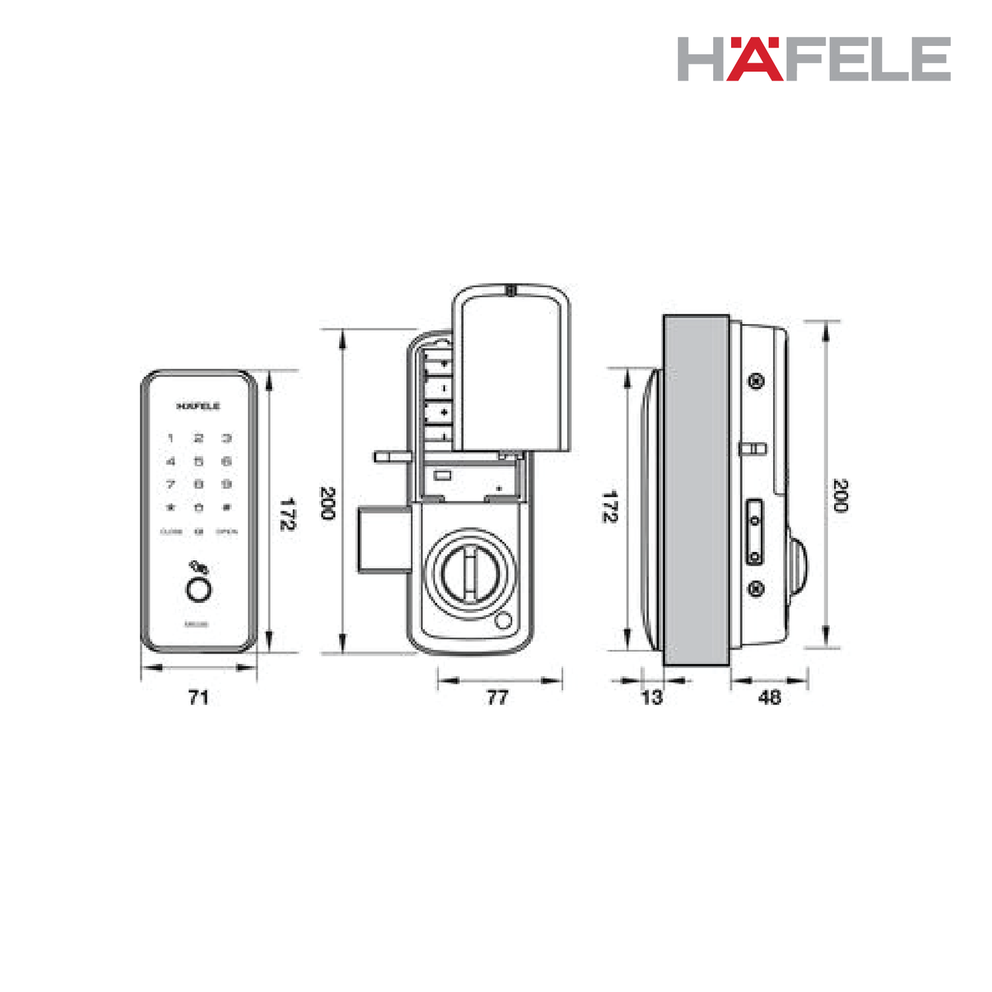 Hafele-Digital-Lock-ER5100-Art-No-912.05.319-Spec-01-01-01
